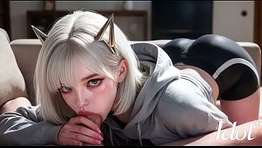 隣に住む可愛いアジア人の女の子が、3つの穴すべてに射精させてくれる [AI]