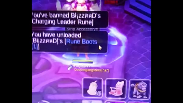 Blizzard being