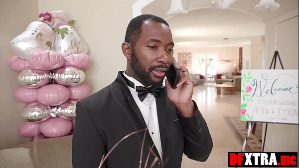 Petite bride Aften Opal group fucked by five big black cocks before wedding