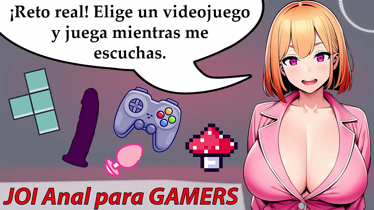 &iexcl_Ojo! Para gamers amantes del anal, no te pierdas este perverso JOI en espa&ntilde_ol.
