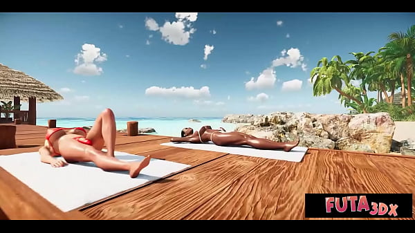 Download Video - Futa3dX - Hot Babe Gets Fucked Hard By 2 Big Dicked Futa Hotties