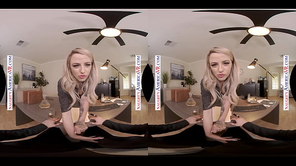 Naughty America - Blonde babe Harmony Rivers fucks you to make a good impression on her job interview!!