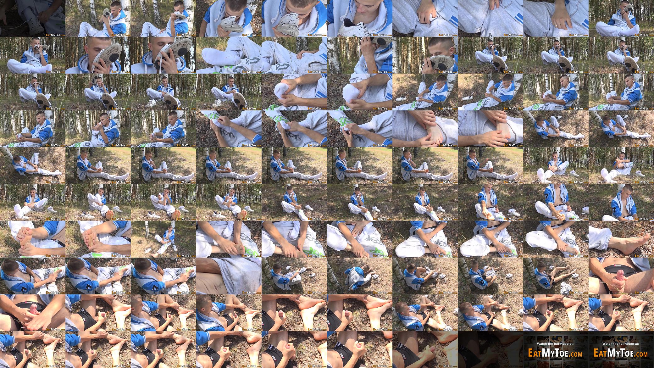 Foot fetish teen stroking 预览图