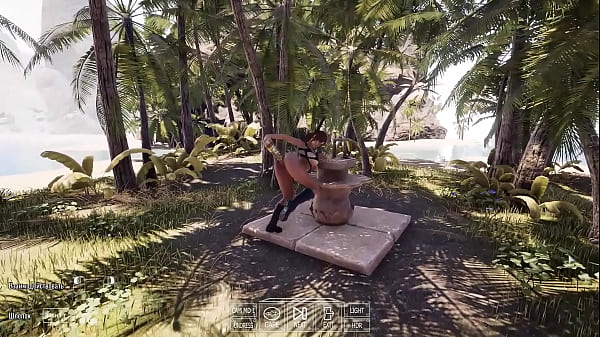 Lara needs to place an ancient runic totem in her pussy to perform a secret sperm ritual. 3D Hentai Game Animation