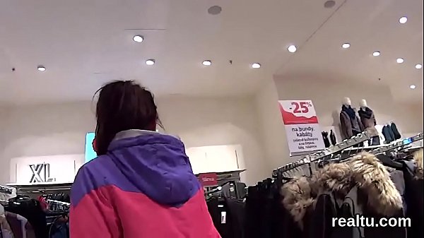 Attractive czech kitten was seduced in the shopping centre and shagged in pov