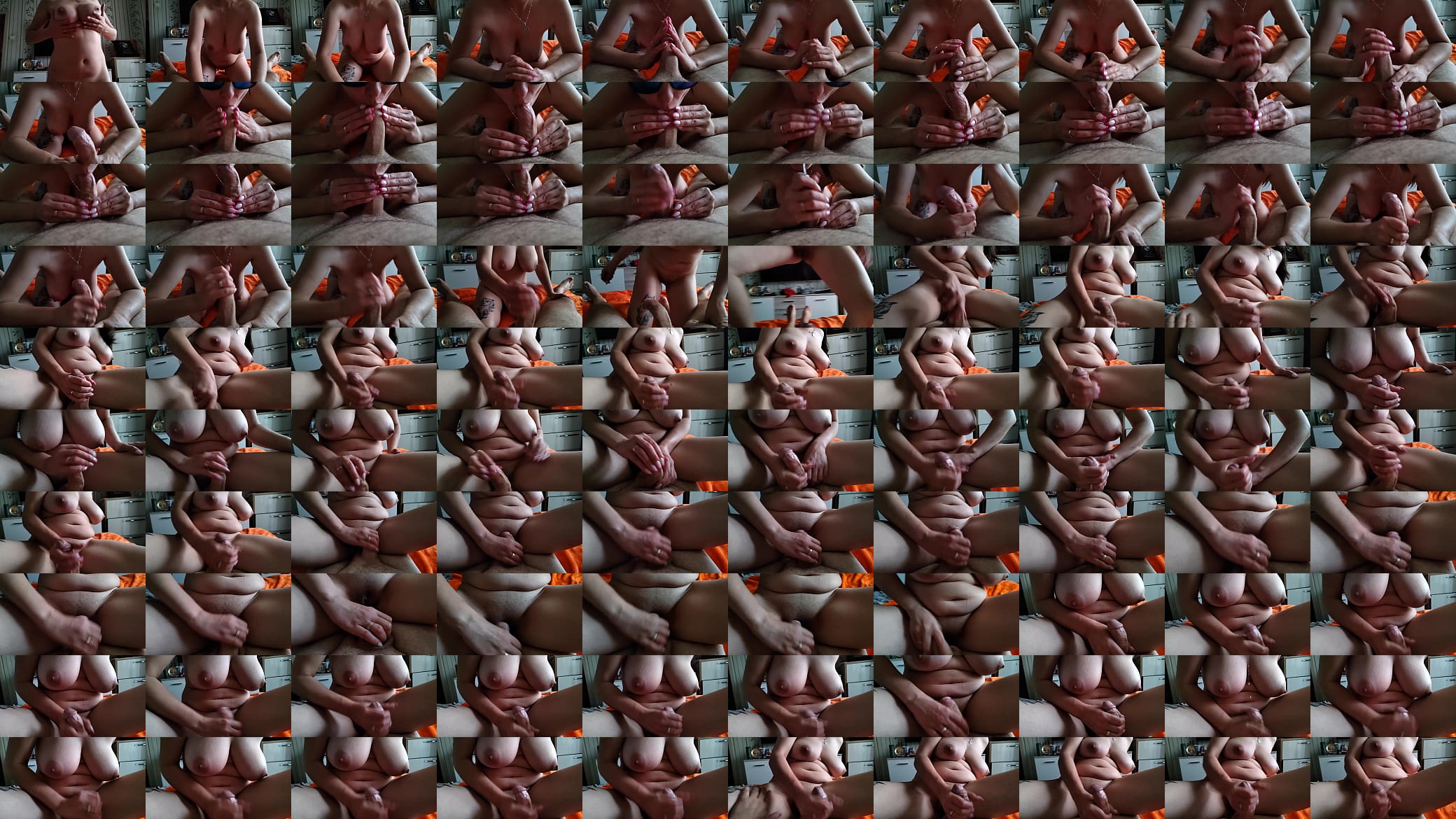 Hot step sister Emma with big tits cheating husband with stepbrother while nobody comes at home. POV blowjob and balls sucking, moaning handjob. My slut step sis is the best step sis in the world. Always can help me to relax 预览图