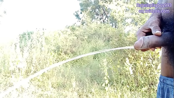 Rajeshplayboy993 outside jungle pissing and out...
