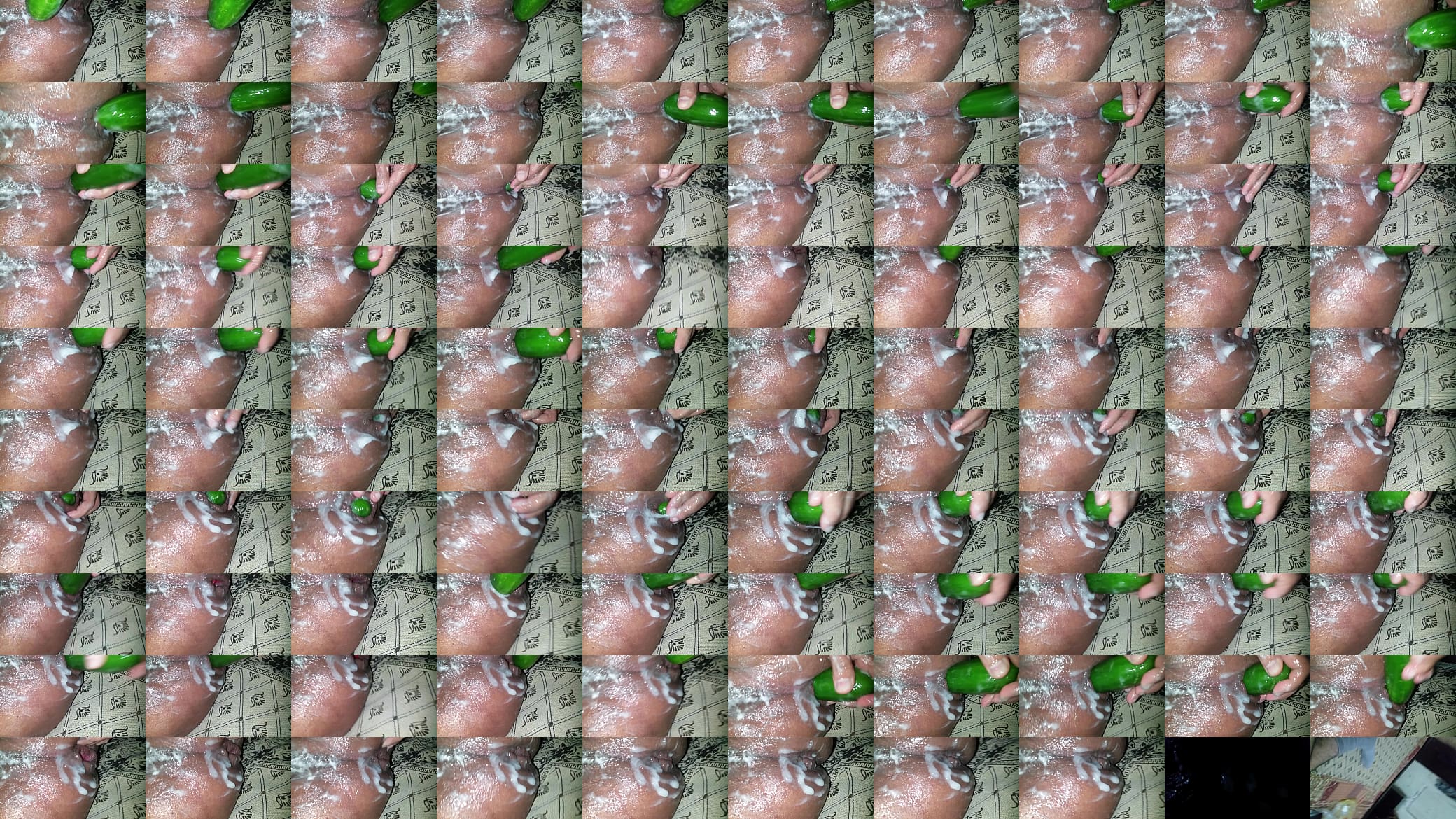 Creamy anal  fucking with  cucumber 预览图