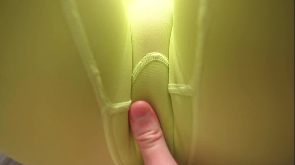Rubbing my perfect wet pussy in wet leggings