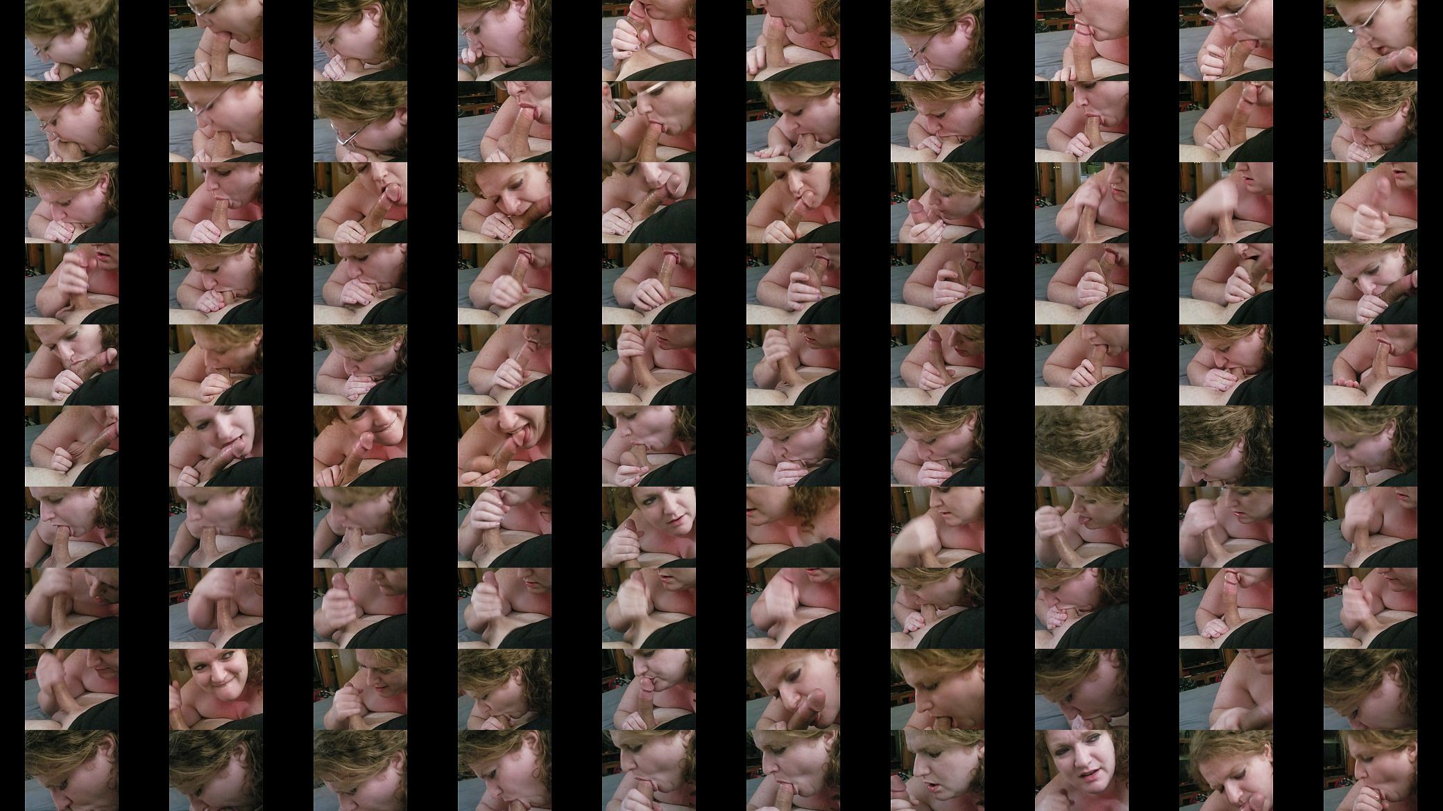 BBW redhead swallows an entire cock 预览图