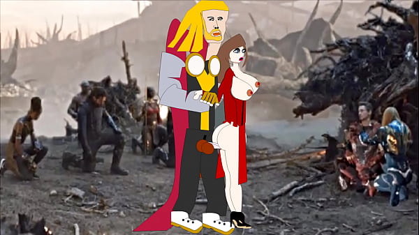 Thor se coje a Scarlet witch