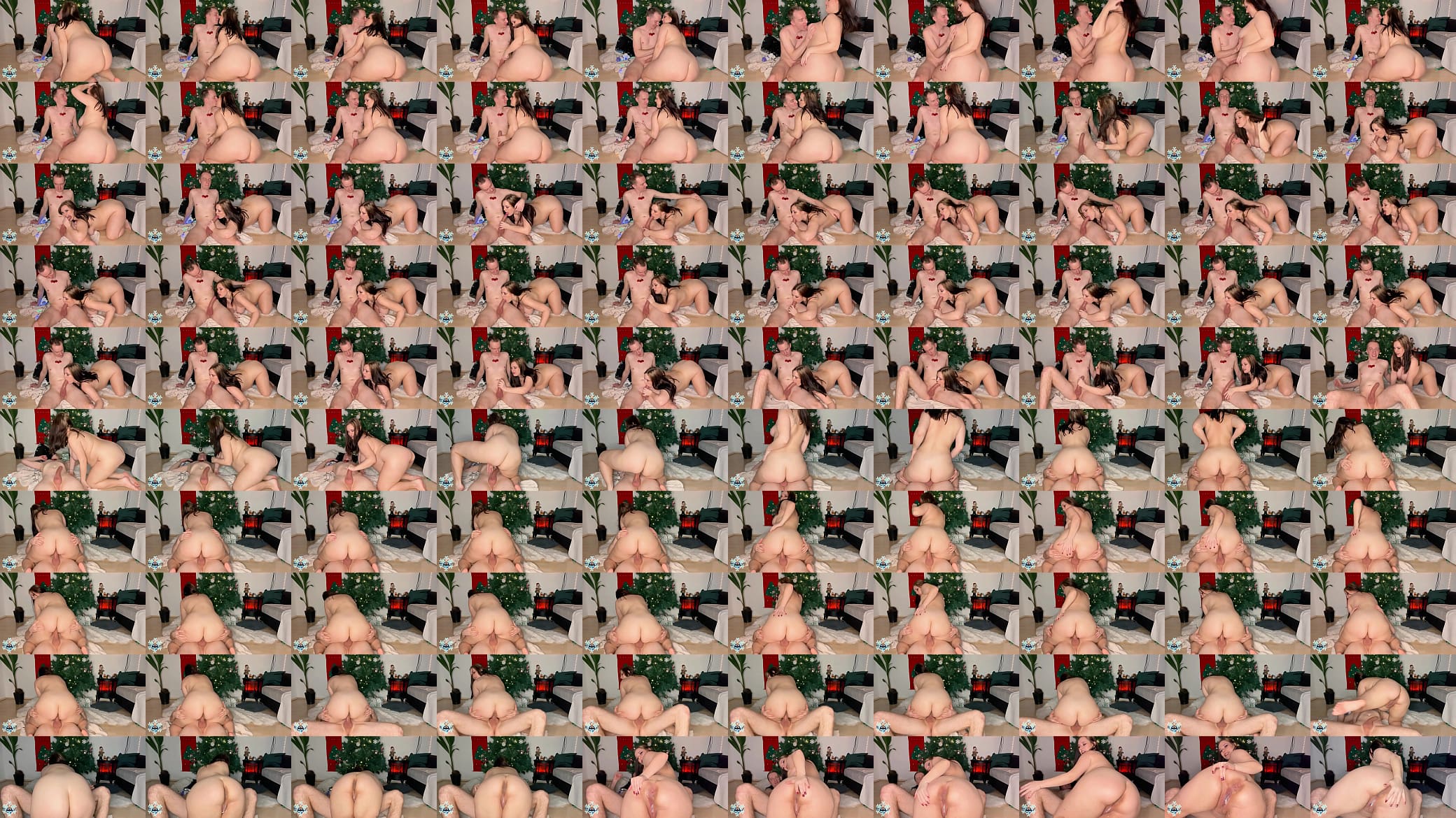 Christmas deepthroat and cowgirl ride till orgasm! 预览图