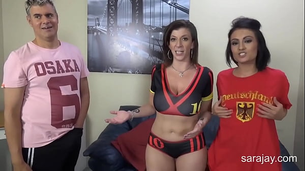Download Video - Big Boobed Milf Sara Jay Shares Cock With Hot Brunette Chase Ryder&excl;