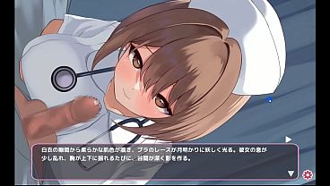 Hentai Game – Naughty Nurse Gets Her Tits Out for a Paizuri - Sakusei Shinsatsu