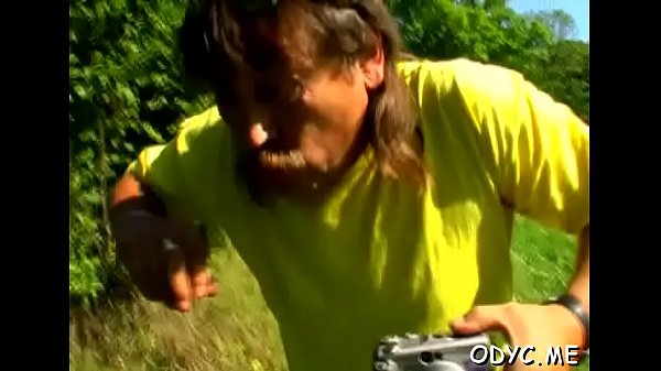 Sex appeal blonde Helga enjoys sex action