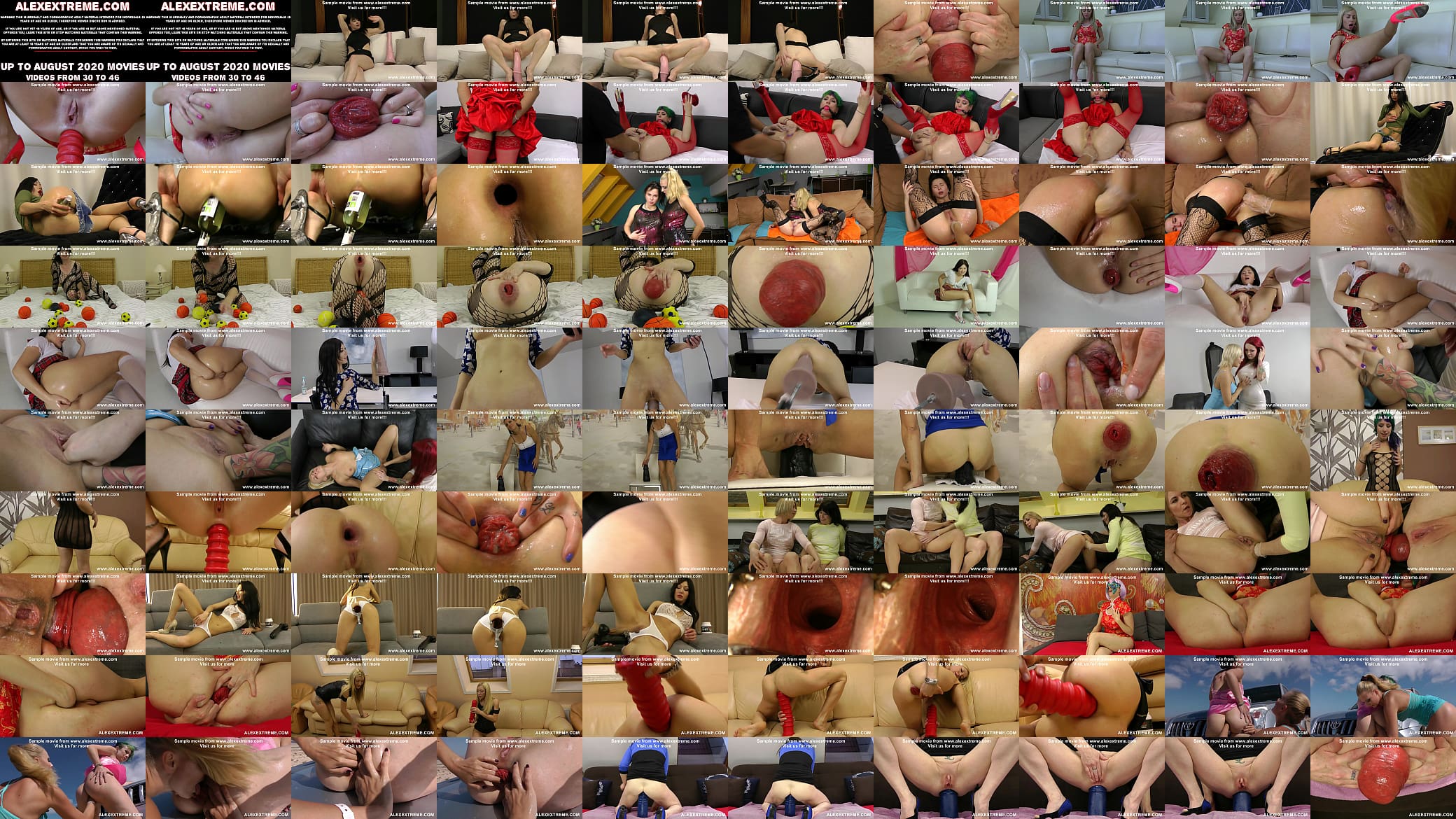 Extreme anal fisting, huge dildos and prolapse compilation from alexextreme 30-46 预览图