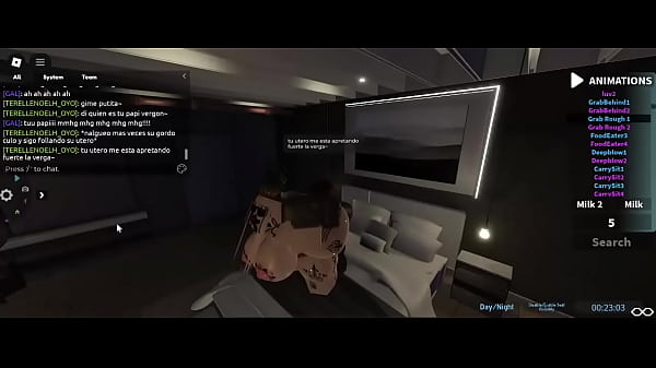 ROBLOX - FUCKING A WHORE IN AND HER BRUNETTE FRIEND ARRIVES FOR DICK