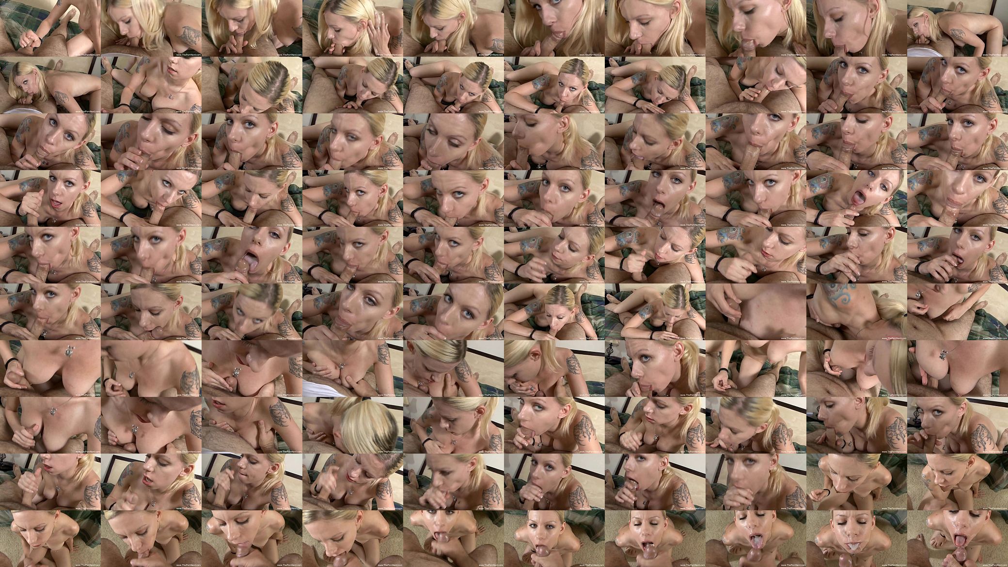Amateur Blonde Blowjob With Tats 预览图