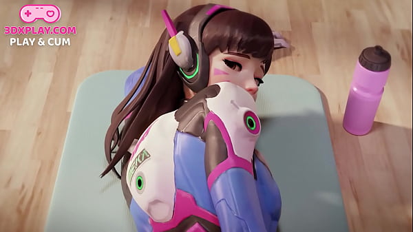 DVa with Wet Pussy from Overwatch Pounded by Fat Cock