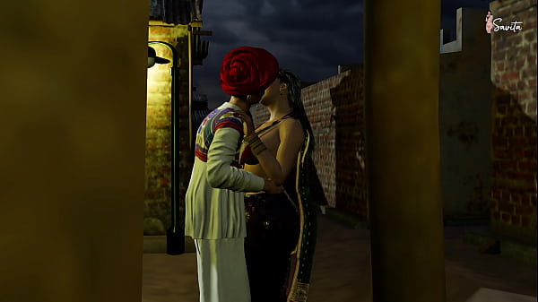 Village headman fucks Savita Bhabhi's tight pussy in a public field - Savita Bhabhi's Business Deal
