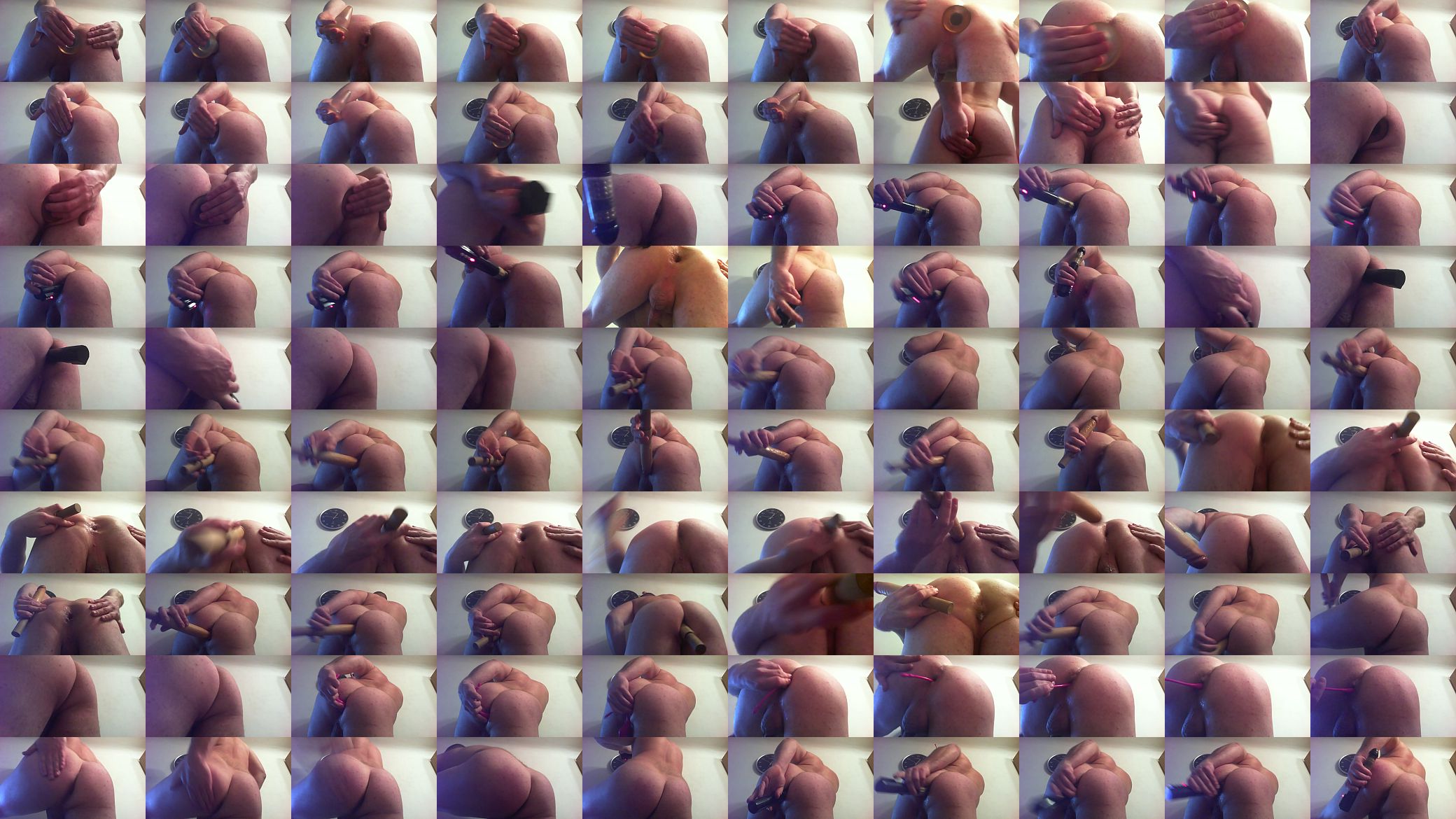 toying my juicy butthole with various toys 预览图