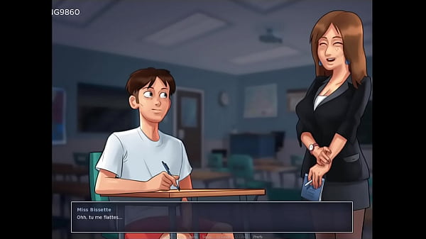 Download Video - Summertime Saga 06 By Kompas Productions - Busty sex teacher gets banged in classroom