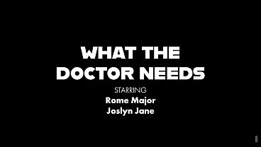 Jaslyn Jane Rome Major Busty Brunette Doctor Kinky Wet Exam Pound!