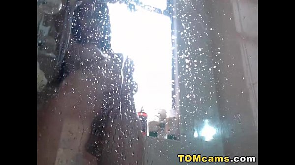 showering with red toy