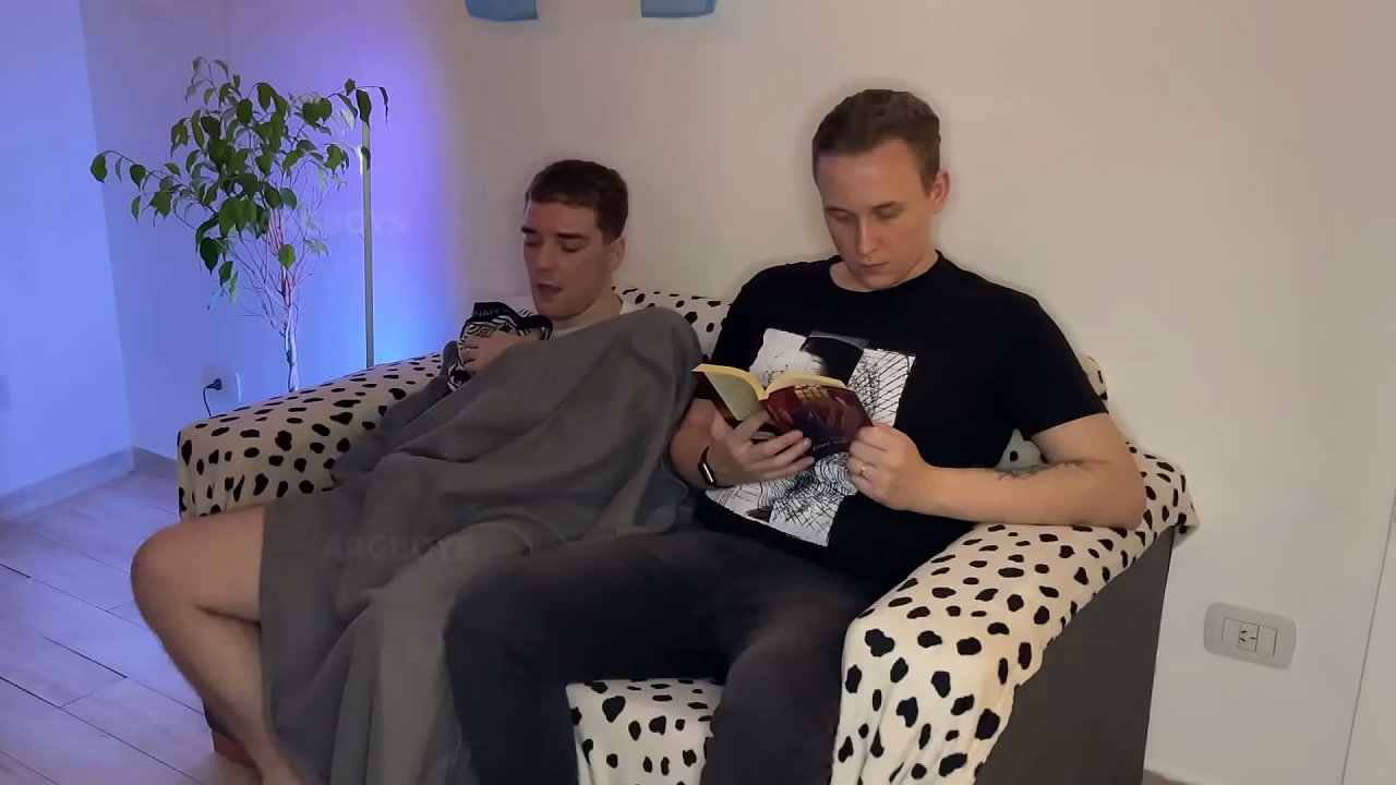 Step-Brother got Caught Jerking off his Big Cock