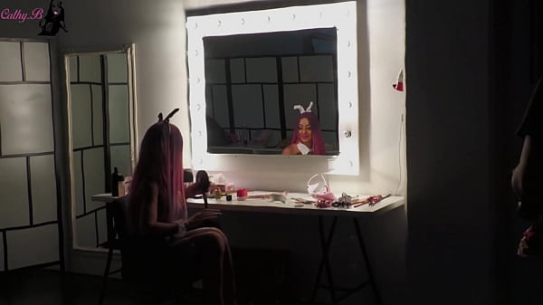 The horny photographer he fucks model in bunny costume