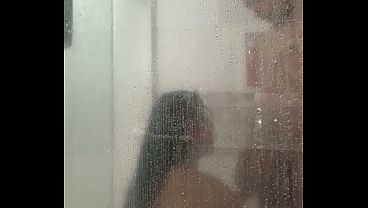 My brother-in-law ate in the shower.