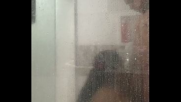 My brother-in-law ate in the shower.