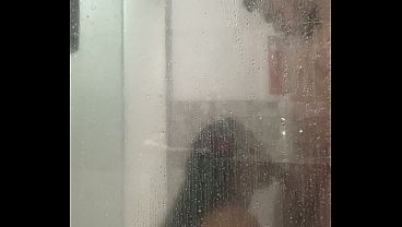 My brother-in-law ate in the shower.