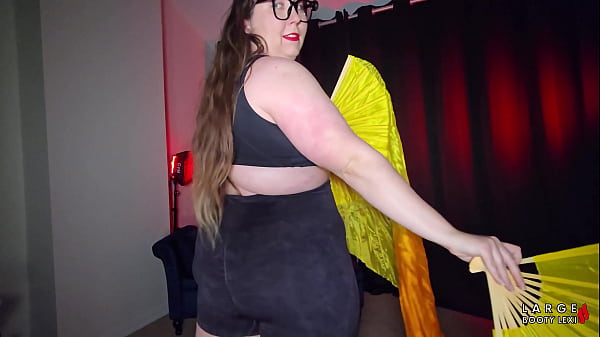Thick BBW Try-On Haul wiith 5 Tight Gym Shorts hugging juicy ASS, Dirty Talk, StripteaseS and Naughty Dance (4K Landscape)