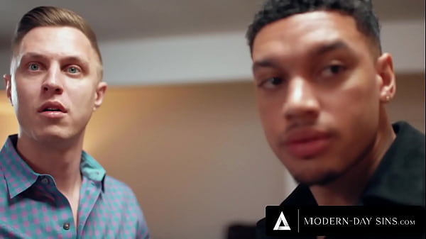 MODERN-DAY SINS - Tiny Slut's FIRST INTERRACIAL DOUBLE PENETRATION THREESOME! BIG ASS CUM BLASTS!
