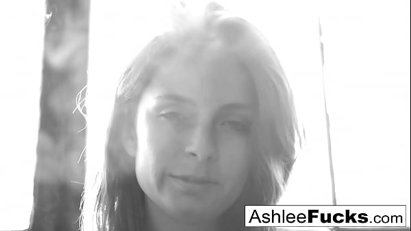 Sexy Ashlee Graham smokes while showing off her natural tits