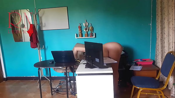 Nudist secretary. Nude employee in the office. Nude secretary is not shy about her boss. Nude office. Tits, nipples, ass, pussy Cam 2 194