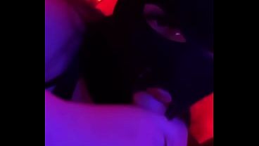 Disfrutando mi rica polla