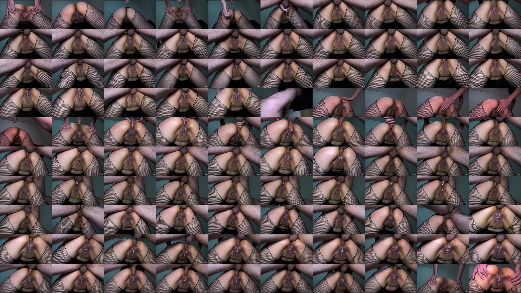 Vaginal and anal sex in closeup, she has multiple orgasms and says &quot;don&#039;t stop, don&#039;t stop&quot;. The bitch likes to dress in full length leggings bodynet fishnet. She moans very loudly because He put his dick in her ass. 预览图