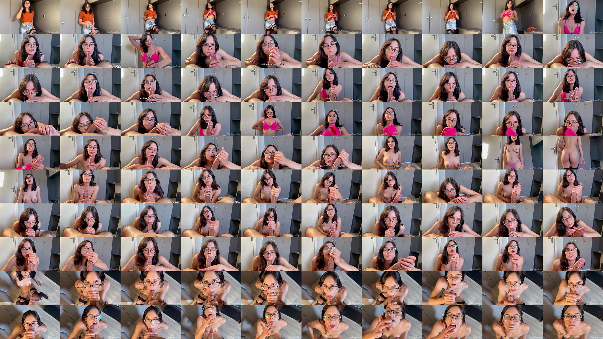 Teasing and Hot Blowjob to a HUGE FACIAL 预览图