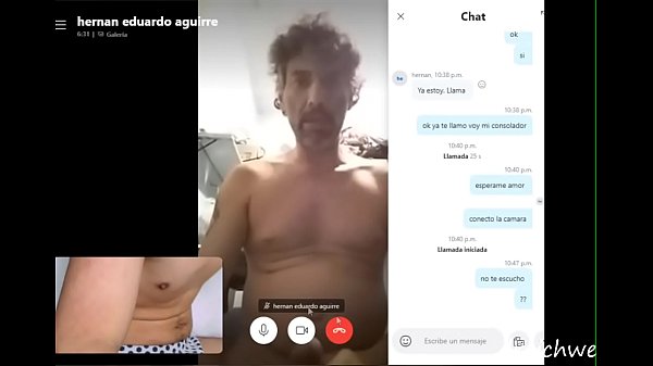 Skype camera sex in Spanish / episode 49