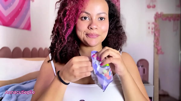 Vore ASMR Eating Gummy Worms Close-Up