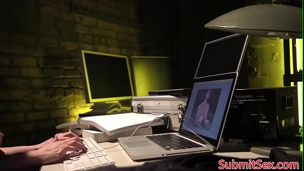 BDSM dom pussyfucks after whipping tiedup sub
