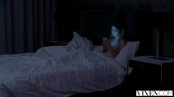 VIXEN Hot Blonde Teen Gets Caught Cheating On Tape