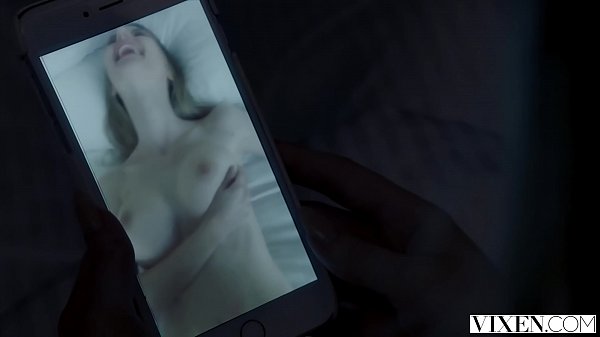 VIXEN Hot Blonde Teen Gets Caught Cheating On Tape