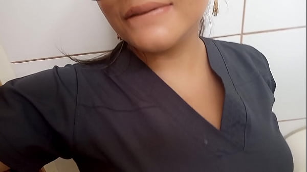 Latina nurse stepmoth makes porn in the office bathroom then takes a hospital patient to fuck at her house real porn of mature nurse fucking with hot patient