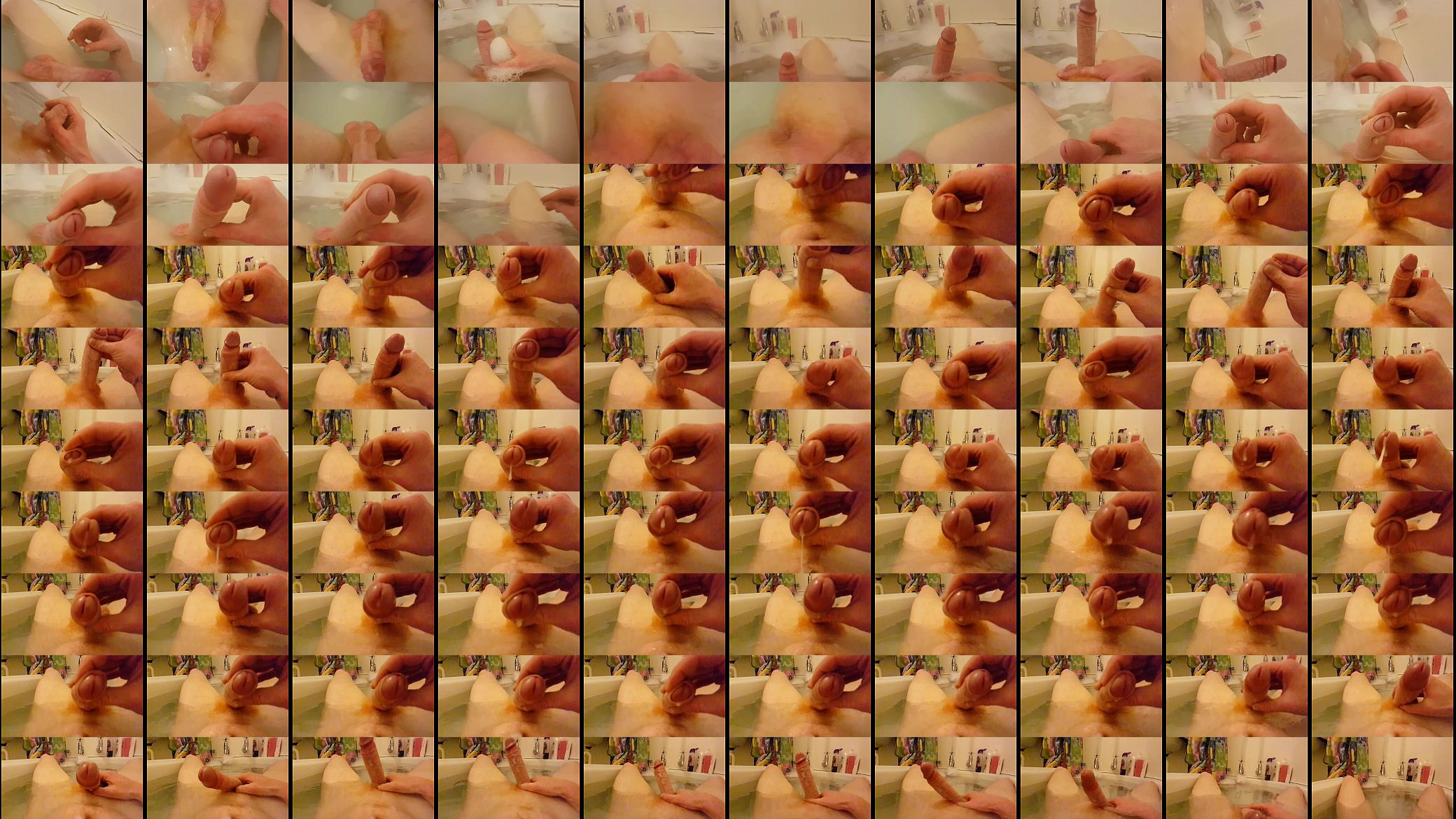 Young hot ginger New zealand Sexy  big fat white cock orgasims in the bath 预览图