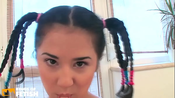 Massive man smashes wet cunt of a naughty chick while pulling her hair