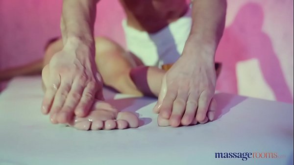 Massage Rooms Sensual erotic horny massage with creampie climax