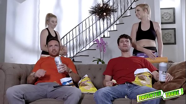 Horny besties Kinsley Anne and Zoey Parker decides to fuck their to give them some burst energies